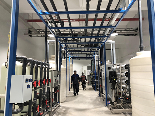 湘怡集團電子電器電容器生產10T超純水系統